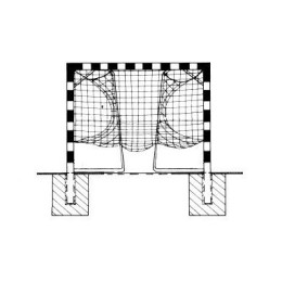 Стаканы (2шт) для ворот 5х2, 7,32х2,44м для бетонирования